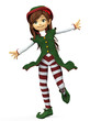 she is the elf santa helper in happy walking she is the elf santa helper in happy walking