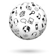 Kugel, Symbole, Icons, Webdesign, Internetsymbole