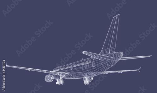 Illustration: Passenger Airliner Passenger Airliner