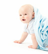 Baby mit Decke