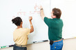 Math Class - Student and Teacher Math Class - Student and Teacher