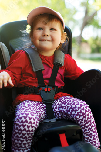 Photo: happy baby in bicycle chair happy baby in bicycle chair