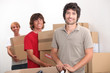 The friends moving into new house