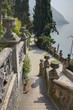 jardin d'une villa au lac de come