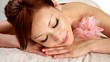 girl sleeping on the bed