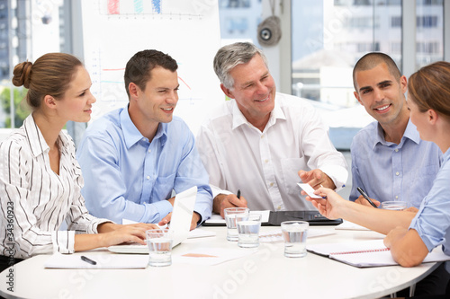 Photo: Business people in meeting Business people in meeting