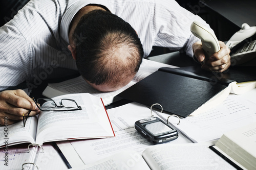Foto: Finished businessman Finished businessman