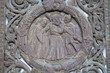 Paris - detail from main portal of Saint Denis Paris - detail from main portal of Saint Denis