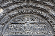 Paris - detail from main portal of Saint Denis Paris - detail from main portal of Saint Denis