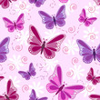 Vector: Seamless butterfly pattern Seamless butterfly pattern