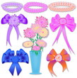 Flowers, bows and wreaths Flowers, bows and wreaths