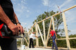 setting up prefabricated framework