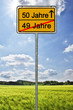 50 Jahre - Geburtstag - Goldene Hochzeit