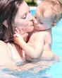 piscine en famille