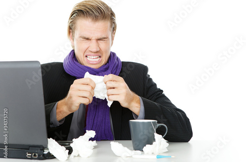 Photo: krank im büro krank im büro
