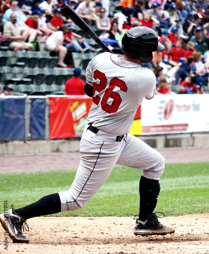 Photo: Right-handed Batter Swinging Right-handed Batter Swinging