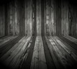 Photo: Dark Wooden Room as Background Dark Wooden Room as Background