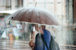 Photo: Heavy rain in the city Heavy rain in the city