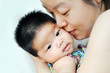 Photo: baby and mother baby and mother