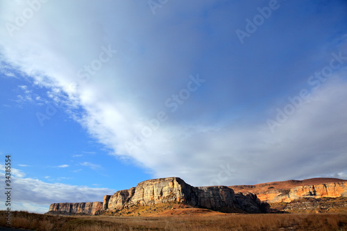 Photo: Sandstone rock and sky, Golden Gate N/P, South Africa Sandstone rock and sky, Golden Gate N/P, South Africa