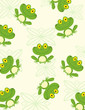 Seamless Pattern Happy Frog Seamless Pattern Happy Frog