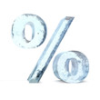 Frozen Percentage Sign Frozen Percentage Sign