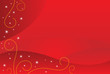 red background