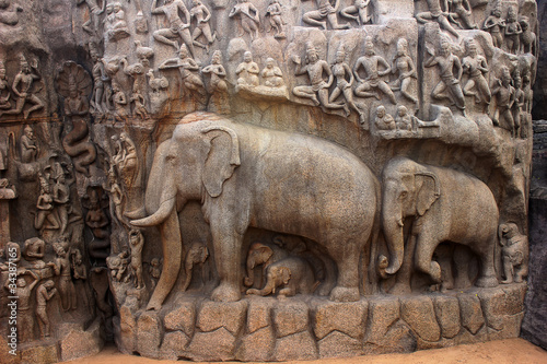 Photo: Arjuna cave-ancient architectural wonders of the Pallava kings Arjuna cave-ancient architectural wonders of the Pallava kings