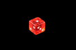 Red casino dice number one Red casino dice number one