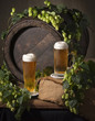 beer with hops