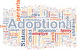 Adoption background concept
