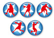 Basketball pins