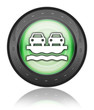 Green Industrial Style Icon "Vehicle Ferry"