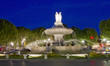 La Rotonde fountain, center of Aix-en-Provence, south of France La Rotonde fountain, center of Aix-en-Provence, south of France