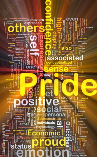 Illustration: Pride background concept glowing Pride background concept glowing