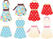 retro baking aprons