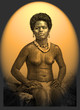 Oceanian Woman - Sepia