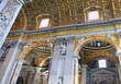 St. Peter's Basilica, . Indoor interior. Vatican