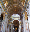 St. Peter's Basilica, . Indoor interior. Vatican