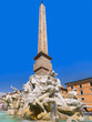 Fountain on Navona square in Rome, Italy Fountain on Navona square in Rome, Italy
