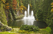 Magnificent fountain in Butchard-garden  in Canada