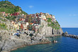 Italy. Cinque Terre region. Manarola village Italy. Cinque Terre region. Manarola village
