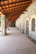 Porch along the ancient walls