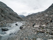 Rivière descendant des glaciers