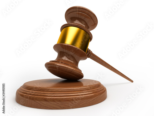Illustration: Judges hammer Judges hammer
