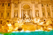 Fountain di Trevi .Night scene. Rome