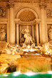 Fountain di Trevi .Night scene. Rome
