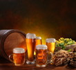 Still Life with a keg of beer