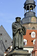 Eisleben Lutherdenkmal auf dem Marktplatz Eisleben Lutherdenkmal auf dem Marktplatz