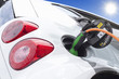 Elektroauto - bekanntes Serienfahrzeug beim Aufladen
